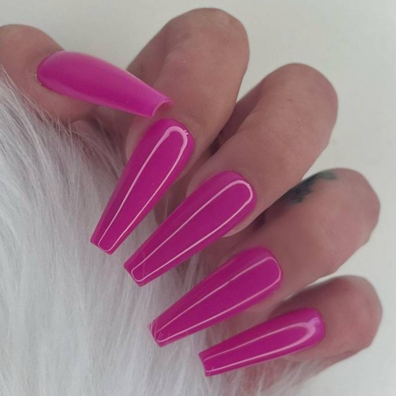 Press On Nails Magenta Lila von PrincessNails01