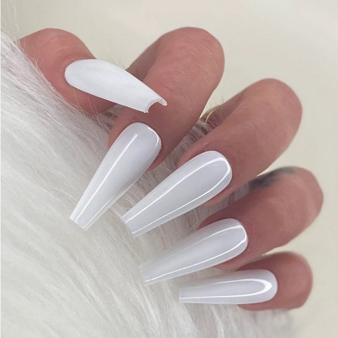 Press On Nails Weiß/White von PrincessNails01