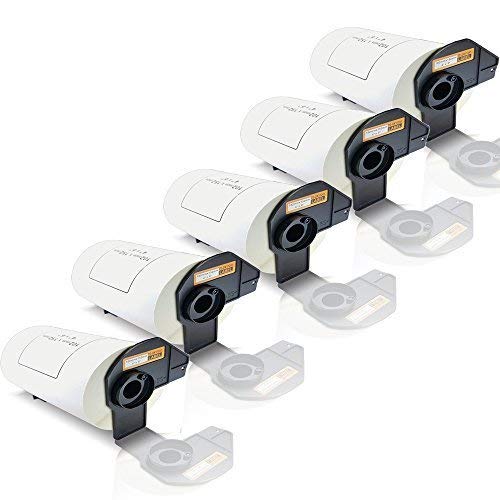 5X Print-Klex Etiketten-Rollen kompatibel für Brother P-Touch DK-11241 QL 1000 Series QL 1050 QL 1050 N QL 1060 NDK11241 DK 11241 102mm x 152mm x 200 Etiketten Office Line Serie von Print-Klex GmbH & Co.KG