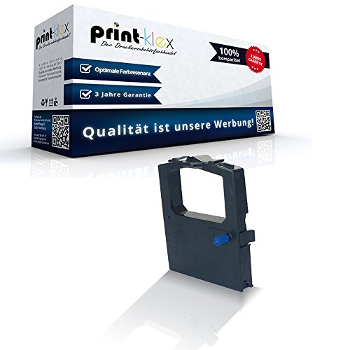 Print-Klex Schriftband kompatibel für Oki ML 5590 Oki Microline 5590 eco Microline 5591 Microline 5591 eco ML 5500 Series ML 5520 ML 5520 eco ML 5521 ML 5521 eco ML 5590 01126301 TTR Office Pro Serie von Print-Klex GmbH & Co.KG