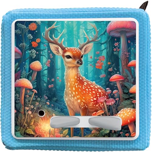 K002 | Schutzcover Schutzfolie für Toniebox selbstklebende passgenaue Folie Motive Zubehör für Kinder Spielzeug Aufkleber Sticker (Nr. 25 my little unicorn blue) von PrintAttack