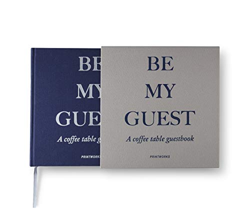 PrintWorks Guest Grey/Navy Coffee Table Books, OneSize von PrintWorks