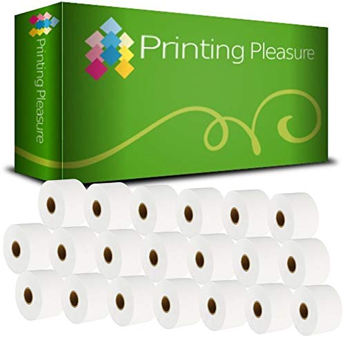 Printing Pleasure 20 x S0929100 Rollen Etiketten kompatibel für Dymo LabelWriter 4XL | 51mm x 89mm | 300 Stück | Terminvereinbarungskarte | Namensschild | Nicht klebend von Printing Pleasure