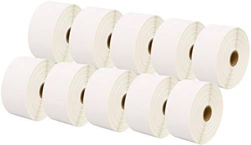 10 Rollen 52mm x 25mm Thermodirekt-Etiketten kompatibel für Zebra GK420d GK420t GC420d GX420d GX420t GC420t GX430t GT800 LP2844 TLP 2844 Citizen CL-S521 CL-S621 CL-S631 (2000 Etiketten pro Rolle) von Printing Saver