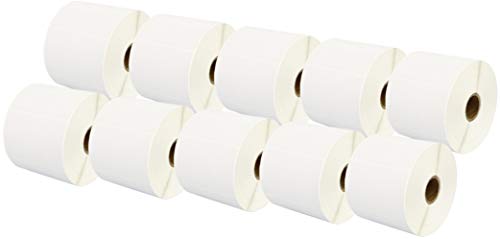 10 Rollen 76mm x 51mm Thermodirekt-Etiketten kompatibel für Zebra GK420d GK420t GC420d GX420d GX420t GC420t GX430t GT800 LP2844 TLP 2844 Citizen CL-S521 CL-S621 CL-S631 (1000 Etiketten pro Rolle) von Printing Saver