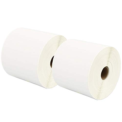 2 Rollen 100mm x 150mm Thermodirekt-Etiketten kompatibel für Zebra GK420d GK420t GC420d GX420d GX420t GC420t GX430t GT800 LP2844 TLP 2844 Citizen CL-S521 CL-S621 CL-S631 (500 Etiketten pro Rolle) von Printing Saver