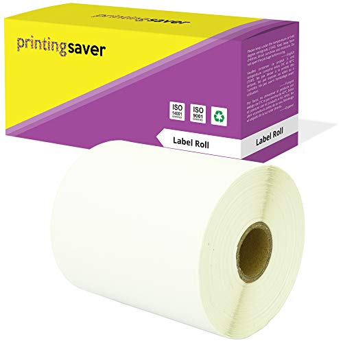 Printing Saver 100 x 210 mm Thermodirekt-Etiketten (200 Stück/Rolle, weiß) kompatibel für Zebra Toshiba Citizen Sato Honeywell Intermec Datamax CAB Eltron Godex Orion UPS Wasp Etikettendrucker von Printing Saver