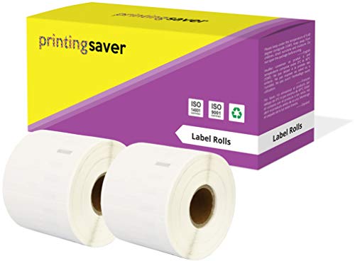 Printing Saver 2x 11351 11 x 54 mm Schmucketiketten (1500 Stück/Rolle) kompatibel für LabelWriter 310 320 330 4XL 400 450 Turbo/Twin Turbo/Duo & Seiko SLP Etikettendrucker von Printing Saver