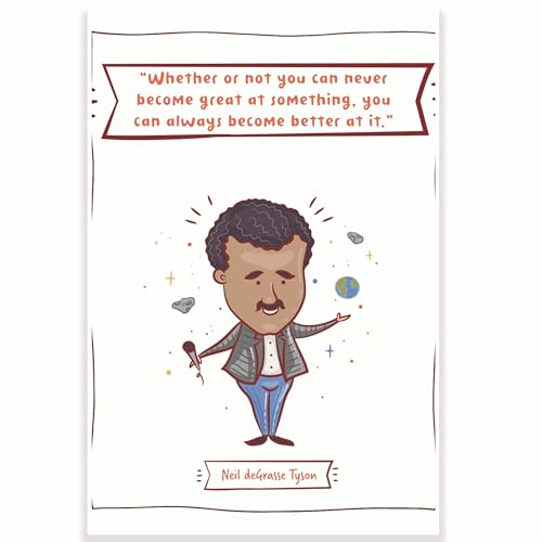 CPS0451 Neil deGrasse Tyson Zitat Science Classroom Poster – Science Class Decor Poster – Dekorationen für den Wissenschaftskurs – 30,5 x 45,7 cm – Klassenzimmer-Dekor – Klassenzimmer Must Haves – von Printlabz