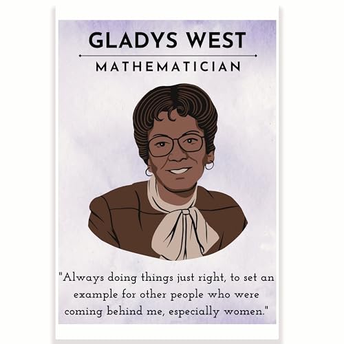 Gladys West Zitat Klassenzimmer-Poster – Mathematiker Klassenzimmer-Poster – Mathematik-Klassen-Poster – 30,5 x 45,7 cm – Klassenzimmer-Dekor – Klassenzimmer-Dekor – CPS0537 von Printlabz