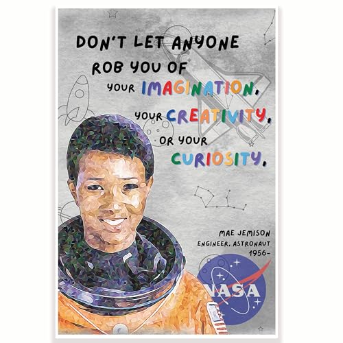 Klassenzimmer-Poster mit Mae Jemison-Zitat – Wissenschafts-Klassenzimmer-Poster – Physikunterrichtsposter – 30,5 x 45,7 cm – Klassenzimmer-Dekor – Klassenzimmer-Dekor – CPS0584 von Printlabz