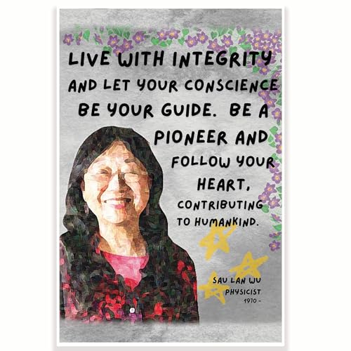 Printlabz Klassenzimmer-Poster "Live With Integrity", Sau Lan Wu, 30,5 x 45,7 cm, Klassenzimmer-Dekor, Wissenschaftsklassenzimmer Must Haves, Dekoration für den Schulanfang, CPS0715 von Printlabz