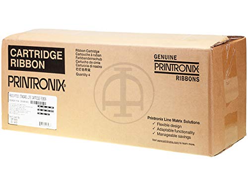 Printronix 255049401 passend für P7000 Farbband aus Nylon (4) 4x 17.000 Seiten Schwarz von Printronix