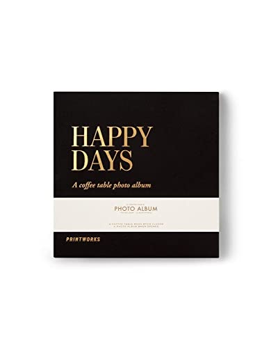 Printworks Photo Alben - Happy Days Black (S) von PrintWorks