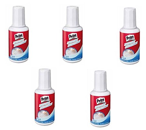 Nr. 5 Korrekturstifte auf Basis von Lösungsmittel Flüssigkeit 20 ml Pritt 1620 von Pritt