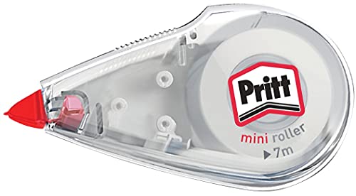 PRITT Korrekturroller MINI | Sofortiges Nachschreiben | Ultra sauberes Ergebnis | 7 m Band | feine Breite 4,2 mm von Pritt