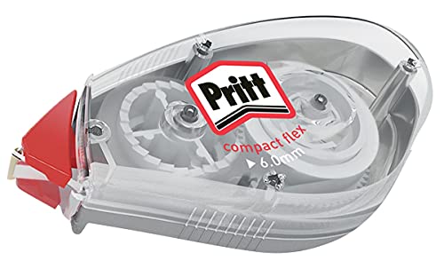 Pritt Korrekturband, 6 mm x 10 m, Transparent, Kunststoff, 1 Stück von Pritt