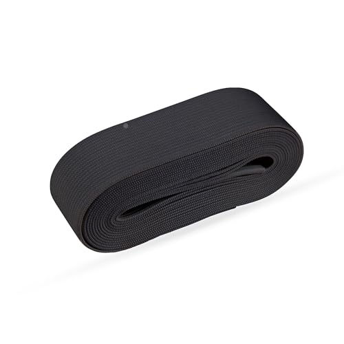 Pro Home Gummiband (Länge: 2,5m) - versch. breiten - Gummibänder DIY Nähen Elastisches Band stabil - Basteln Handwerk Gummilitze - Nähband 250cm x 3,0cm - Schwarz von Pro Home