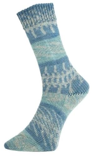Pro Lana Fjord Socks Farbe 196, Sockenwolle musterbildend, Wolle Norwegermuster zum Stricken, 100g, 400m von theofeel