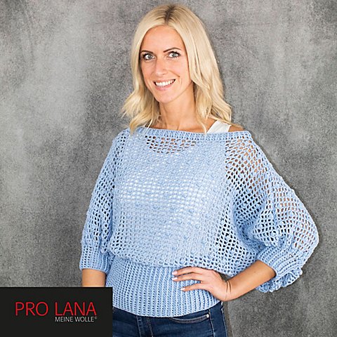 Häkelanleitung – Häkelpulli aus Pro Lana Cotton Mix von Pro Lana