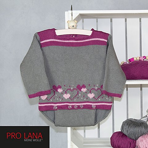 Strickanleitung – Baby Strampler aus Pro Lana Baby Cotton Organic von Pro Lana