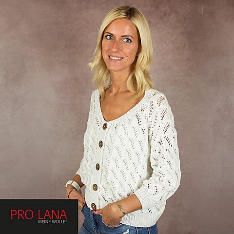 Strickanleitung – Strickjacke aus Pro Lana Cotton Mix von Pro Lana