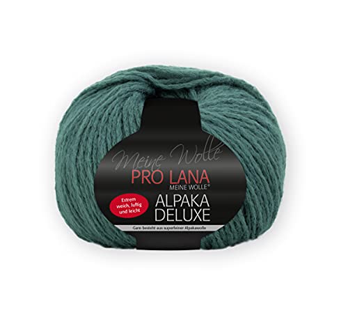 Unbekannt Lana Alpaka Deluxe Farbe 68, Alpakawolle Stickwolle, Wolle Alpaka Nadelstärke 5 mm zum Stricken und Häkeln 068 50g, 150m, Nadelstärke 4,5-5,5mm von Pro Lana