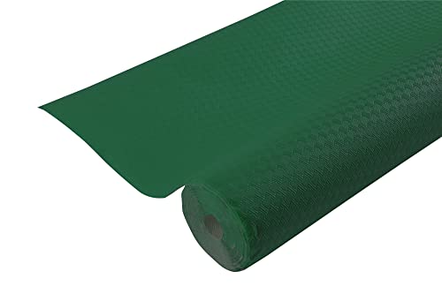 Pronappe Tischdecke 802018I Einweg-Tischdecke aus geprägtem Papier, einzigartige, ästhetische und tiefe Prägung Länge 20m Breite 1,20m (pro Rolle) Farbe Tannengrün hergestellt in Frankreich von Pro Nappe