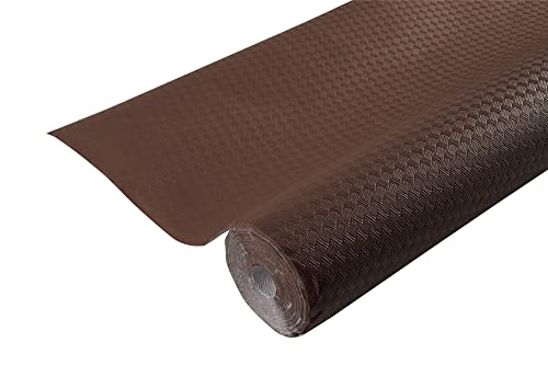 Pronappe Tischdecke 800629I 16er Pack Einweg-Tischdecken aus geprägtem Papier, einzigartige, ästhetische tiefe Prägung Länge 6m Breite 1,20m (pro Rolle) Farbe Schokolade hergestellt in Frankreich von Pro Nappe