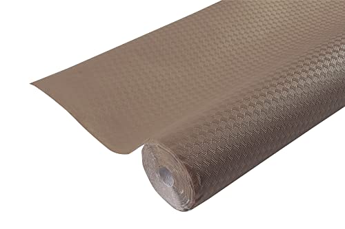 Pronappe Tischdecke 802050I Einweg-Tischdecke aus geprägtem Papier, einzigartige, ästhetische und tiefe Prägung Länge 20m Breite 1,20m (pro Rolle) Farbe Taupe hergestellt in Frankreich von Pro Nappe