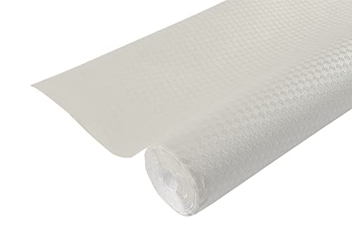 Pro Nappe Pronappe Tischdecke 805001I Einweg-Tischdecke aus geprägtem Papier, einzigartige, ästhetische und tiefe Prägung Länge 50m Breite 1,20m (pro Rolle) Farbe weiß hergestellt in Frankreich von Pro Nappe