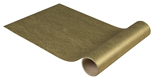 Pro Nappe Pronappe Tischdecke R730257I Einweg-Tischläufer aus Spunbond-Vlies 2,50m Breite 0,3m (pro Rolle) Farbe Gold Reißfestes, wasserabweisendes und abwischbares Material von Pro Nappe