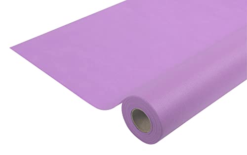 Pronappe Tischdecke R780605I 5er Pack Einweg-Tischdecken aus Spunbond-Vlies Länge 6m Breite 1,20m (pro Rolle) Farbe lila Reißfestes, wasserabweisendes und abwischbares Material von Pro Nappe