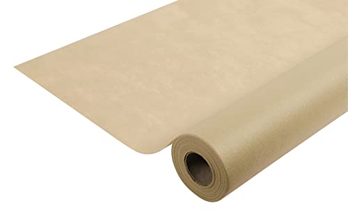 Pronappe Tischdecke R780642I 5er Pack Einweg-Tischdecken aus Spunbond-Vlies Länge 6m Breite 1,20m (pro Rolle) Farbe Beige Reißfestes, wasserabweisendes und abwischbares Material von Pro Nappe