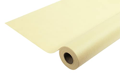 Pronappe Tischdecke R781002I Einweg-Tischdecke aus Spunbond-Vlies Länge 10m Breite 1,20m (pro Rolle) Farbe Elfenbein Reißfestes, wasserabweisendes und abwischbares Material von Pro Nappe