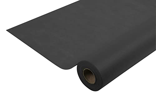 Pronappe Tischdecke R781021I Einweg-Tischdecke aus Spunbond-Vlies Länge 10m Breite 1,20m (pro Rolle) Farbe Schwarz Reißfestes, wasserabweisendes und abwischbares Material von Cogir