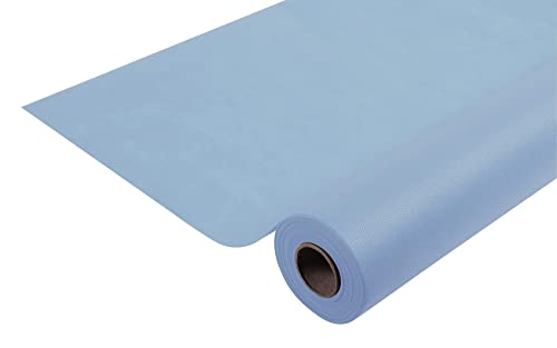 Pronappe Tischdecke R781025I Einweg-Tischdecke aus Spunbond-Vlies Länge 10m Breite 1,20m (pro Rolle) Farbe hellblau Reißfestes, wasserabweisendes und abwischbares Material von Pro Nappe