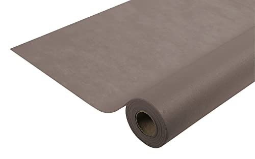 Pronappe Tischdecke R781034I Einweg-Tischdecke aus Spunbond-Vlies Länge 10m Breite 1,20m (pro Rolle) Farbe Taupe Reißfestes, wasserabweisendes und abwischbares Material von Pro Nappe