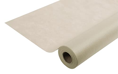 Pronappe Tischdecke R781042I Einweg-Tischdecke aus Spunbond-Vlies Länge 10m Breite 1,20m (pro Rolle) Farbe Beige reißfest, wasserabweisend und abwischbar von Pro Nappe