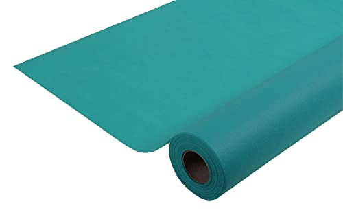 Pronappe Tischdecke R781055I Einweg-Tischdecke aus Spunbond-Vlies Länge 10m Breite 1,20m (pro Rolle) Farbe Entenblau Reißfestes, wasserabweisendes und abwischbares Material von Pro Nappe