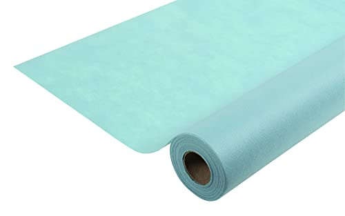 Pronappe Tischdecke R782545I Einweg-Tischdecke aus Spunbond-Vlies Länge 25m Breite 1,20m (pro Rolle) Farbe Wassergrün Reißfestes, wasserabweisendes und abwischbares Material von Pro Nappe