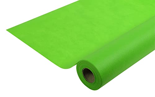 Pronappe Tischdecke R782548I Einweg-Tischdecke aus Spunbond-Vlies Länge 25m Breite 1,20m (pro Rolle) Farbe Apfelgrün Reißfestes, wasserabweisendes und abwischbares Material von Pro Nappe