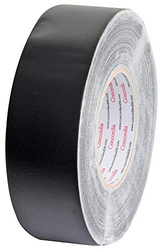 Pro Power AGTM50X50BLK Premium Gewebe-Gaffer-Klebeband, wasserdicht, 50 mm x 50 m, Schwarz von Pro Power