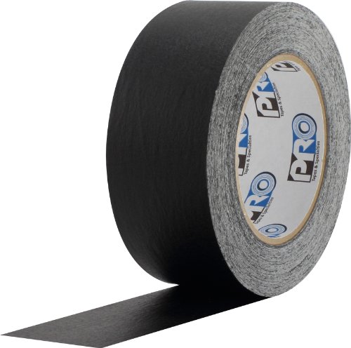 ProTapes 840178005144 Pro 46 Krepppapier, Klebeband, 60 YD. Länge x 2,5 cm Breite, Schwarz von Pro