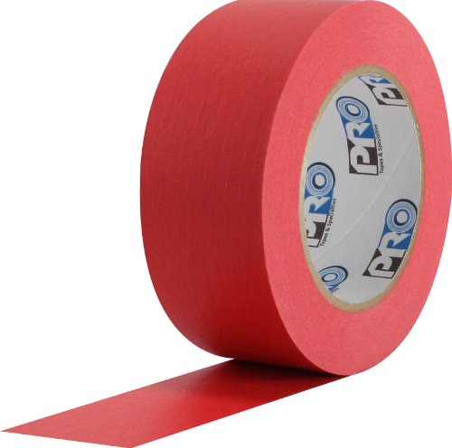 ProTapes 840178005328 Pro 46 Krepppapier, Klebeband, 60 YD. Länge x 2,5 cm Breite, Rot von Pro