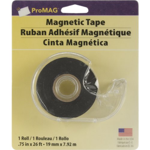 Promag Material Selbstklebendes Magnetisches Klebeband Spender 1,9 x 26-feet von ProMag