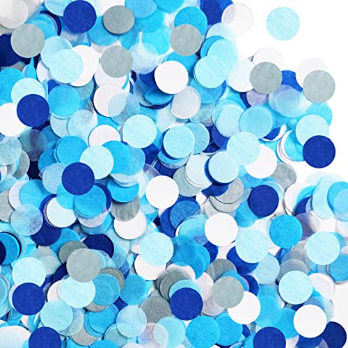 2.5cm Runde Punkte Konfetti Probuk 60g Runde Tissue Confetti Konfetti Punkte mit 4 verschiedenen Farben Dot Streudeko Tisch Deko für Geburtstag Hochzeit Party Dekoration Füllmaterial Geschenk von Probuk