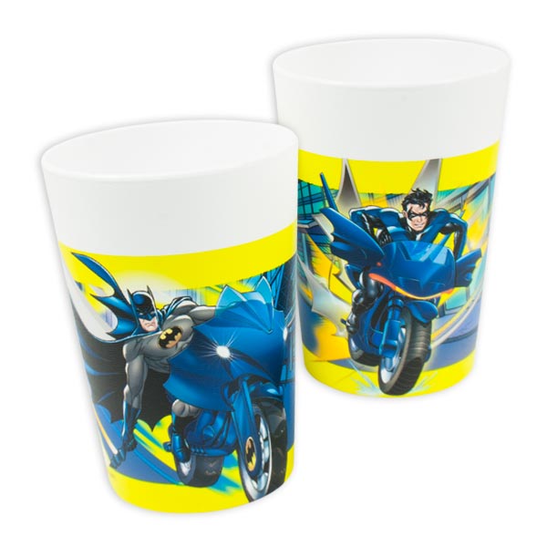 Batman Mehrwegbecher im 2er Pack, 230ml von Procos