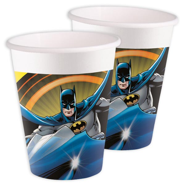 Batman Partybecher, 8 Stück, 200ml von Procos