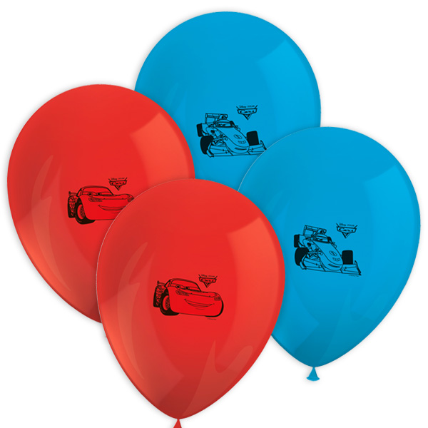 Cars 3 Luftballons im 8er Pack, Ø30cm von Procos